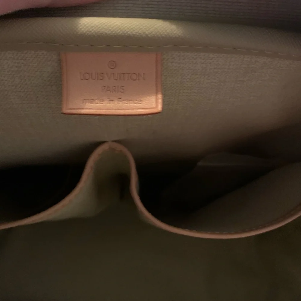Louis Vuitton Brown Deauville Satchel Bag with Monogram Design authentic - Picture 3 of 14